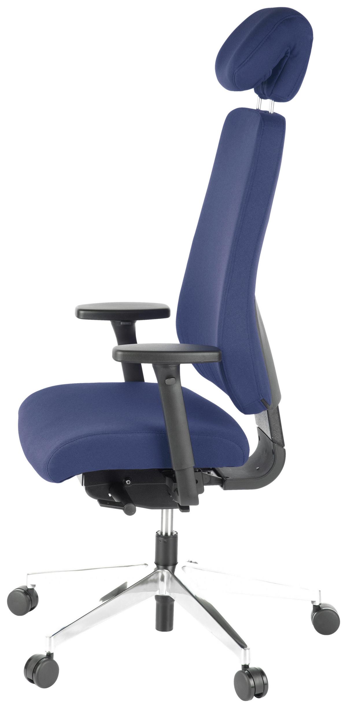 Drehstuhl Pro-Tec 400 Dunkelblau - Dunkelblau, MODERN, Kunststoff/Textil (70/148/65cm) - MID.YOU