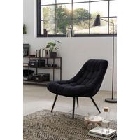 Xxl-sessel Schwarz B: 76 Cm - Schwarz, MODERN, Textil (76/85,6/85,6cm) - Livetastic