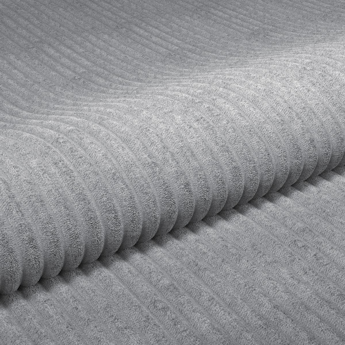 Ecksofa mit Schlaffunktion Sonos Silberfarben 228x146 cm - Ecru/Silberfarben, MODERN, Textil (228/146cm)