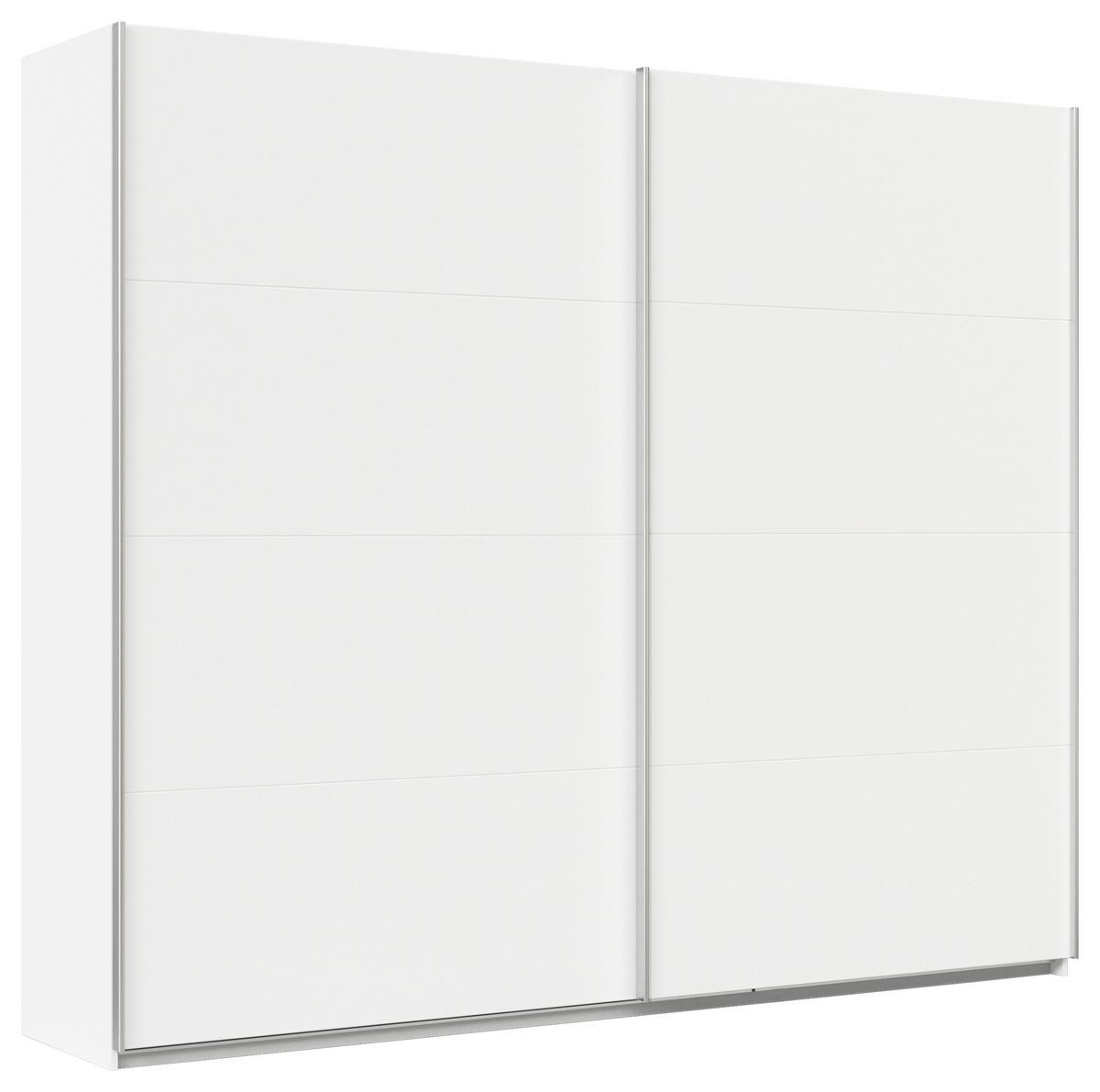 Schwebetürenschrank B: 271cm Feldkirch Alpinweiß - Weiß, MODERN, Holzwerkstoff (271/229/62cm)