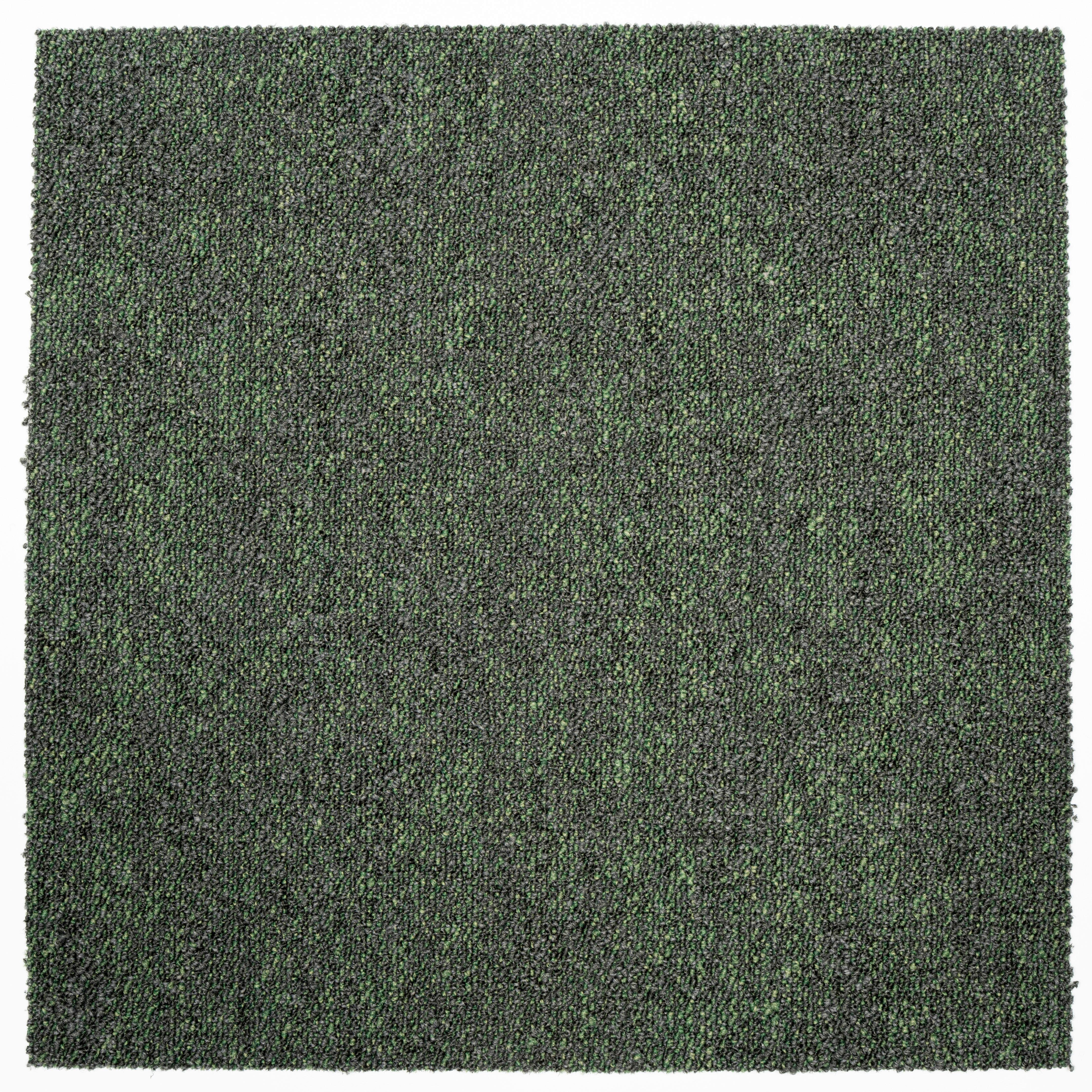 Teppichfliese Waldgrün Marble 50x50 cm Florhöhe 3 mm - Waldgrün, Basics, Textil (50/50cm)