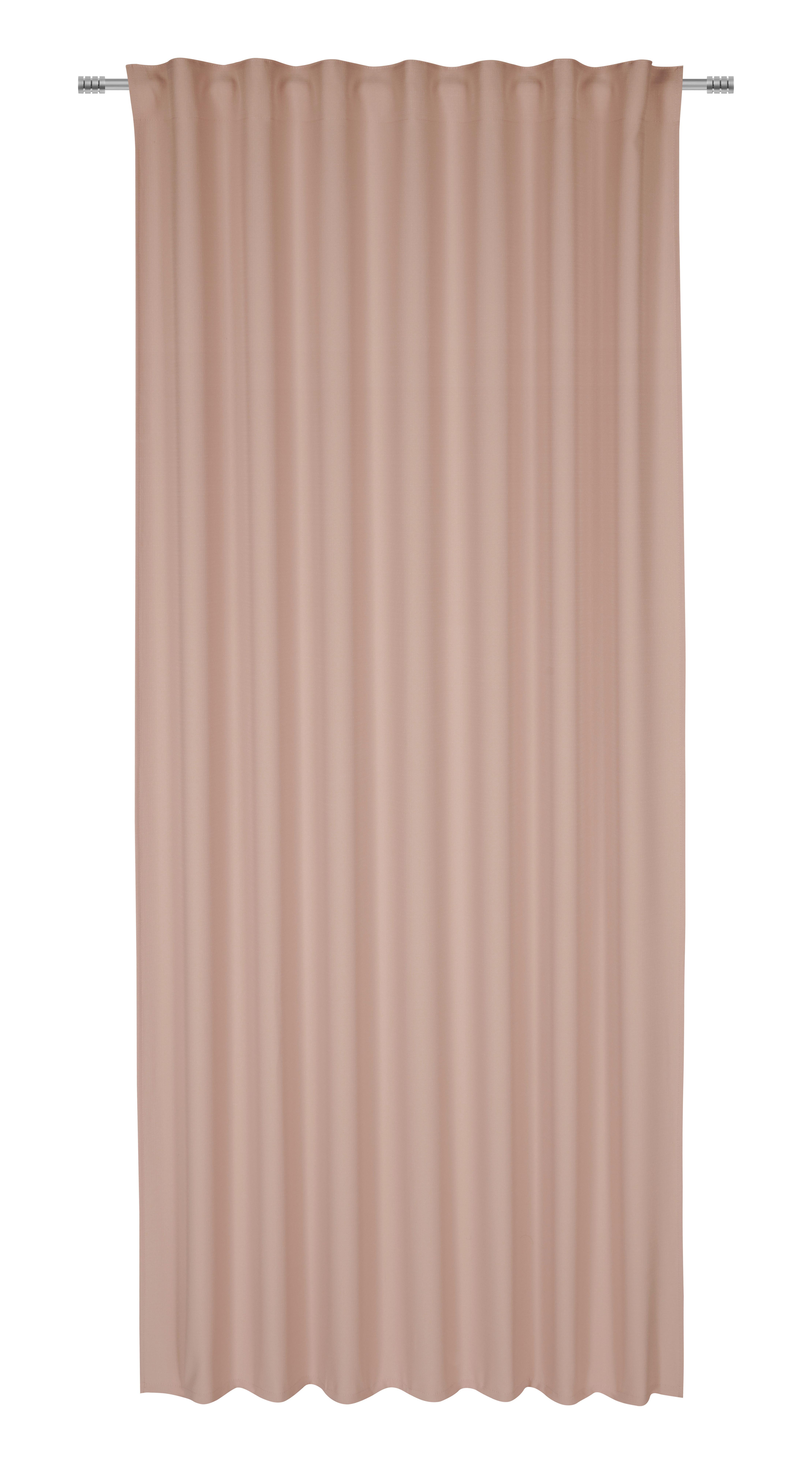 Hotový závěs ADELA - starorůžová, Romantický / Rustikální, plast (140/245cm) - Bessagi Home