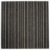 Teppichfliese Grau/Beige Astra 50x50 cm Florhöhe 3 mm - Beige/Schwarz, Basics, Textil (50/50cm)