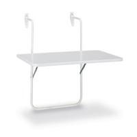 GARTENTISCH BOY – BALKONHÄNGETISCH - Weiß, Basics, Metall (60/40/5cm) - Gardenson