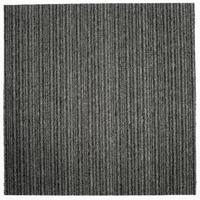 Teppichfliese Grau Astra 50x50 cm Florhöhe 3 mm - Grau, Basics, Textil (50/50cm)
