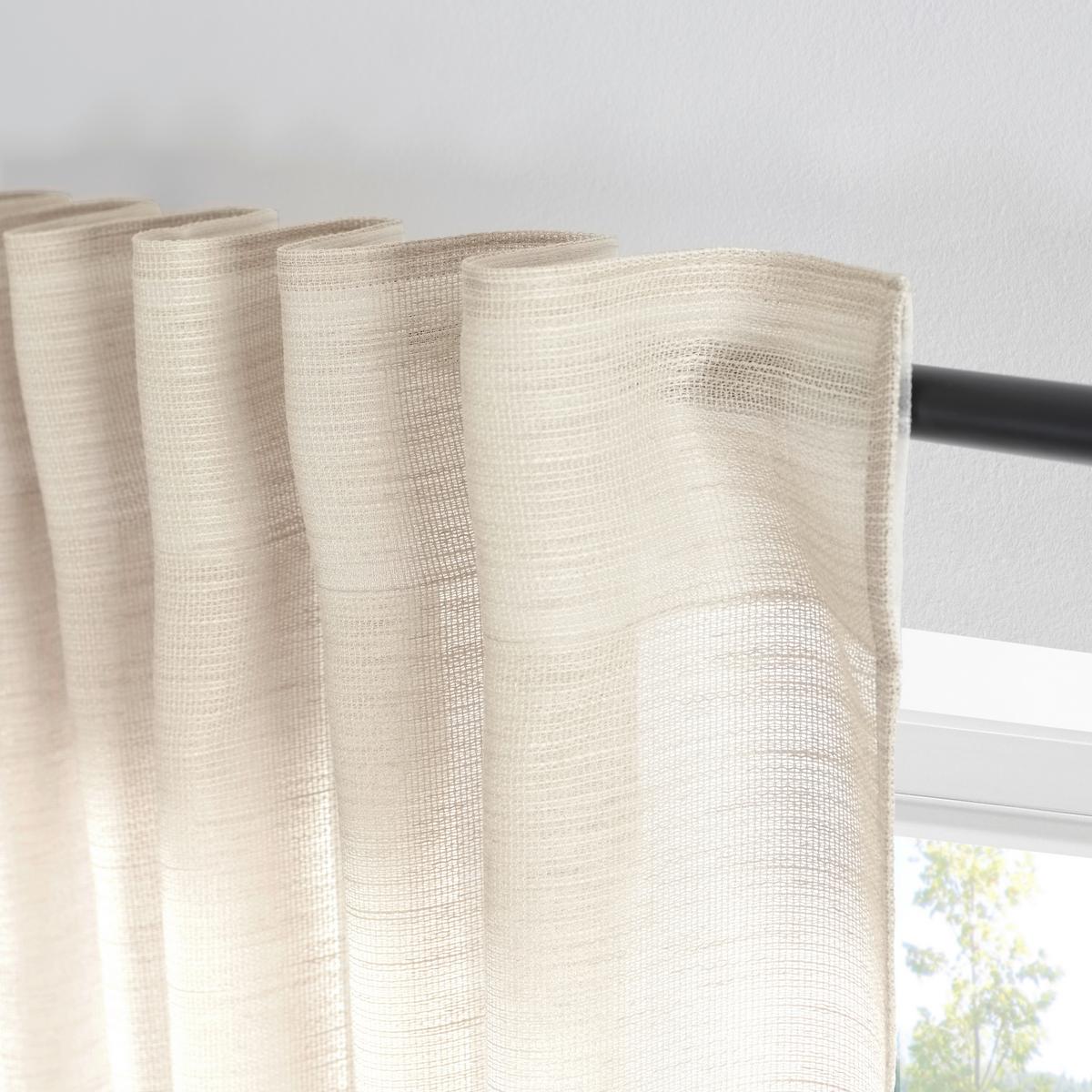 HOTOVÝ ZÁVES Eva, 140/255cm, béžová - béžová, Romantik / Landhaus, textil (140/255cm) - Premium Living