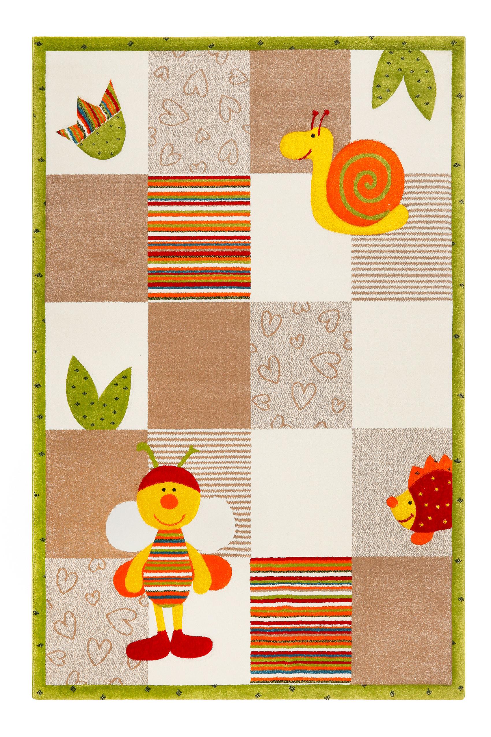 Kinderteppich Bee 2.0 - Beige, Trend, Textil (80/150cm) - Esprit