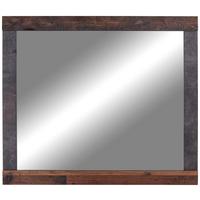 Spiegel Ontario 96x82 Cm, Old Style/betonoptik - Eichefarben/Grau, Trend, Glas/Holzwerkstoff (96/82/2,5cm) - Ondega