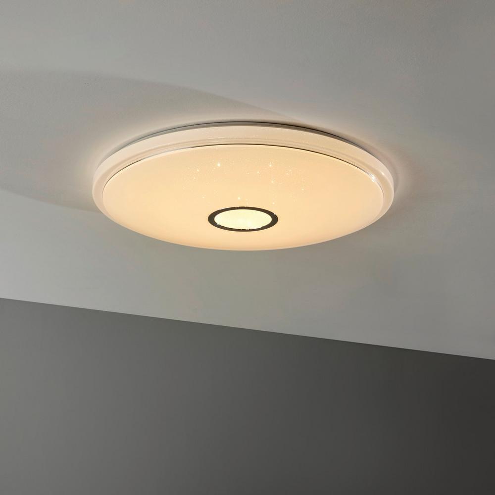 LED stropné svietidlo Connor ovládanie smartfónom, biela, 9 cm