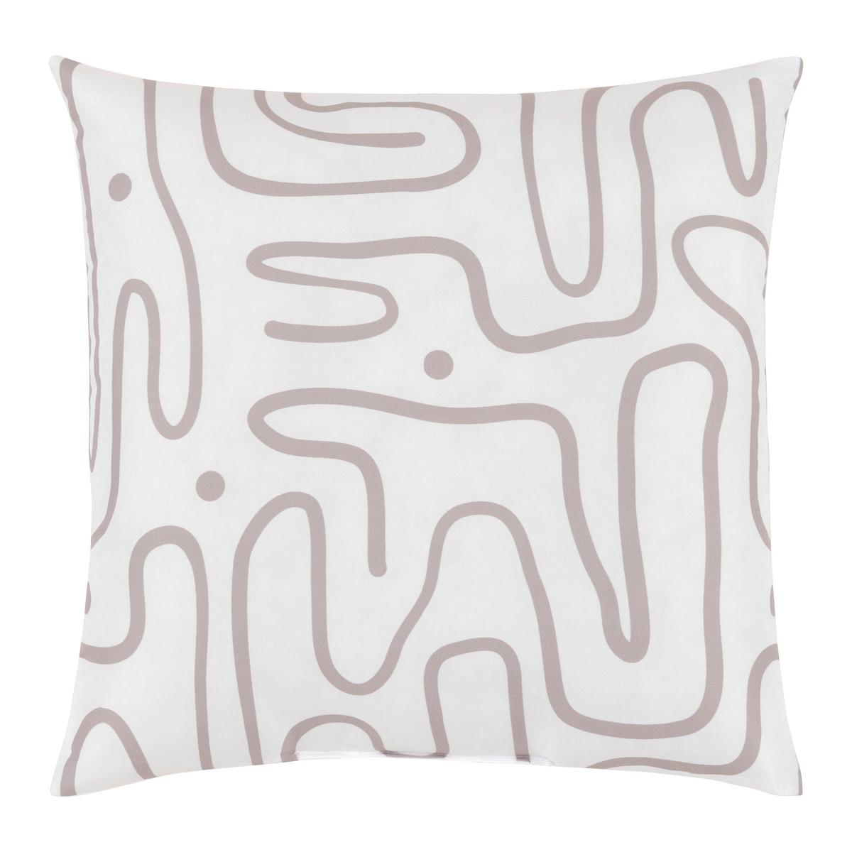 DEKORAČNÝ VANKÚŠ BETTY - biela/béžová, Konventionell, textil (40/40cm) - Mömax