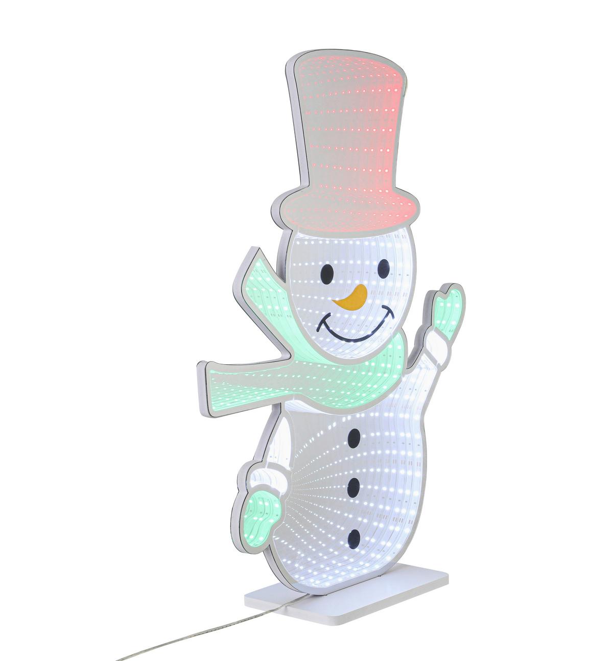 DEKORAČNÍ LED SVÍTIDLO SCHNEELI - bílá/barvy chromu, Design, plast (12/42,5/55cm) - Mömax