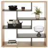 DELIACA STENA Bounty, antracitová / dub - čierna/farba duba, Modern, kompozitné drevo/plast (130/134/40cm) - Premium Living