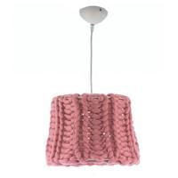 Kinderhängeleuchte 4938/Sr - Pink, Trend, Textil (35/100cm)
