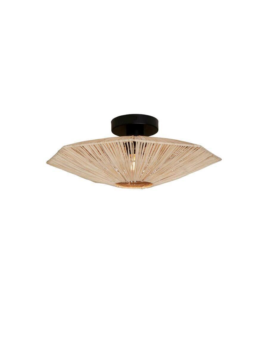 DECKENLEUCHTE PANC011NA - Multicolor, MODERN, Naturmaterialien (45cm) - Good & Mojo