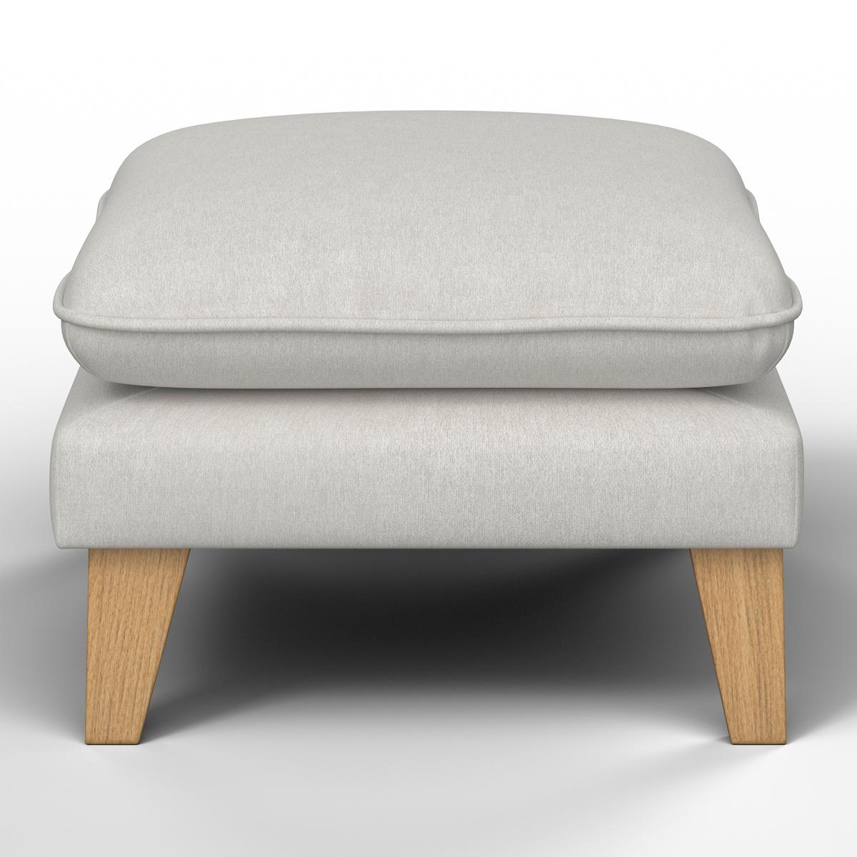 Sedací souprava ILLA, světle šedá - světle šedá/přírodní barvy, Moderní, dřevo/textil (154/84/86cm) - Bessagi Home