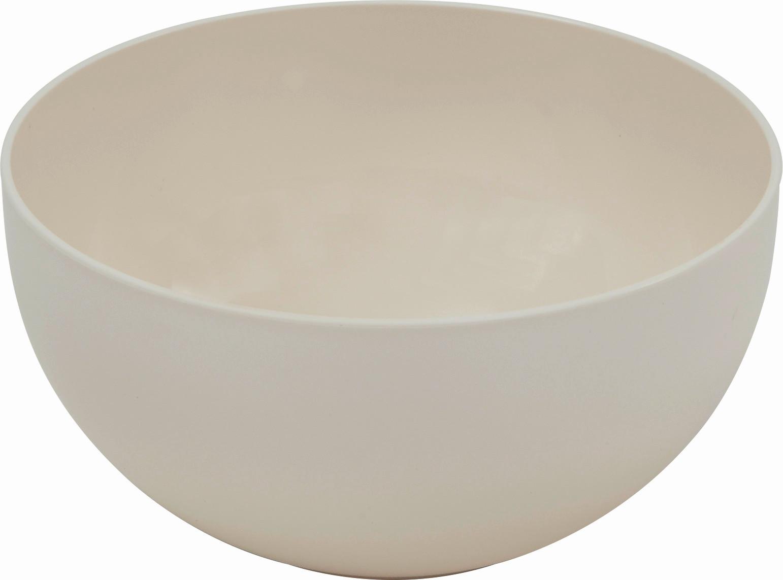 Schüssel Kunststoff Creme Gene DxH: 32x15 cm - Creme, KONVENTIONELL, Kunststoff (32/15cm) - James Wood