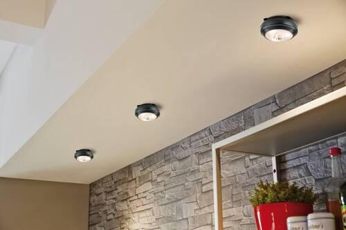 LED-Deckenleuchte Ø 8,8 cm dimmbarer Spot - Anthrazit, Basics, Kunststoff (8,8cm) - Paulmann