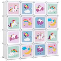 Kinderregal Weiß B: 123 Cm - Weiß, Basics, Kunststoff/Metall (123/123/31cm)