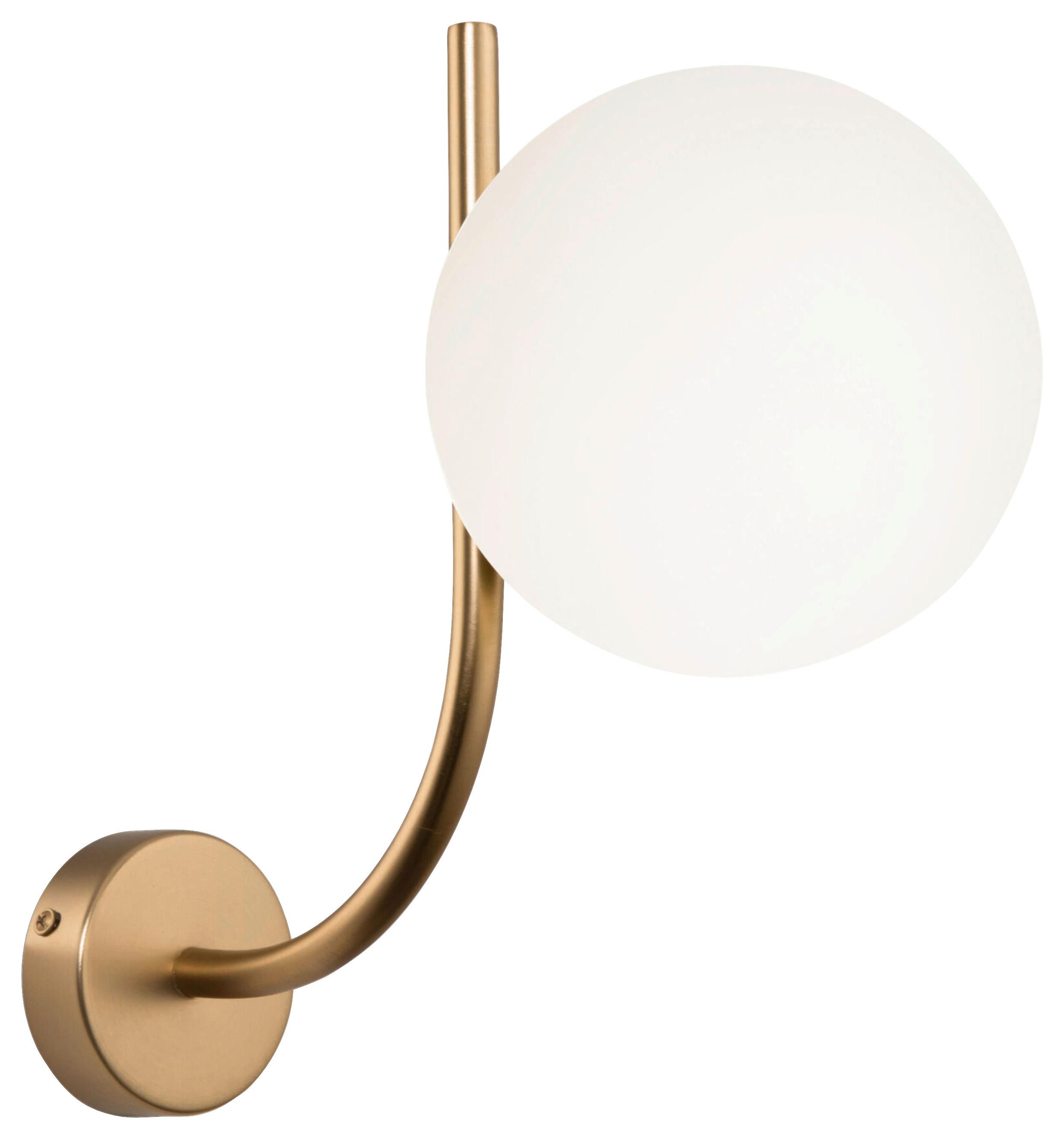 Wandleuchte Rendez-Vous - Messingfarben, Basics, Glas/Metall (15/29/31cm) - MAYTONI