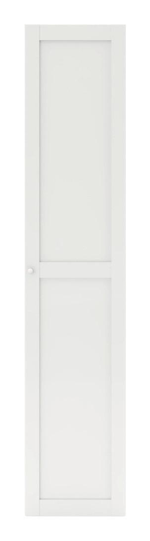 Schranktür Unit Weiß Dekor - Weiß, MODERN, Holzwerkstoff (45,3/202,6/1,8cm) - Ondega