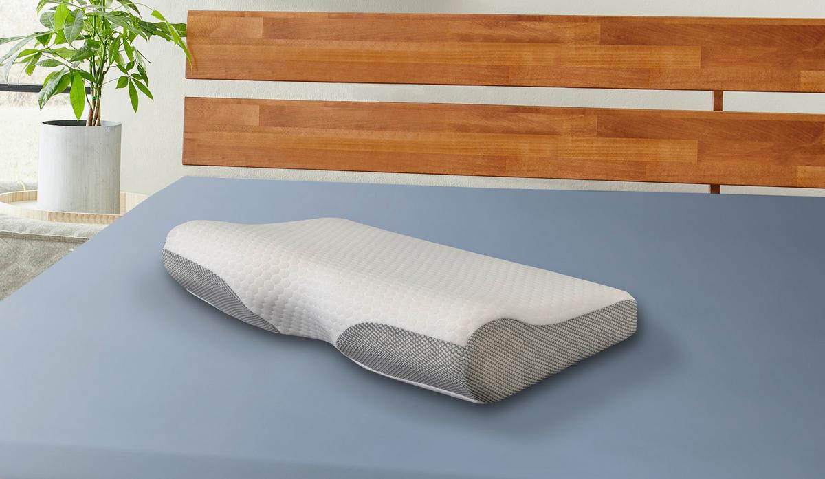 Nackenkissen Carla - Weiß, KONVENTIONELL, Textil (50/30/9cm) - Primatex