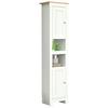 HOCHSCHRANK Balusa Weiß/Eiche Dekor B:42cm - Honigeiche/Eichefarben, MODERN, Holzwerkstoff (42/180/30cm) - MID.YOU
