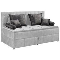 Kissenset Marco 2 6-tlg. Stoffbezug Anthrazit - Anthrazit, MODERN, Textil