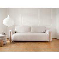 Schlafsofa Arcadova Beige B: 244cm - Eichefarben/Beige, Design, Textil (244/97/97cm) - MID.YOU