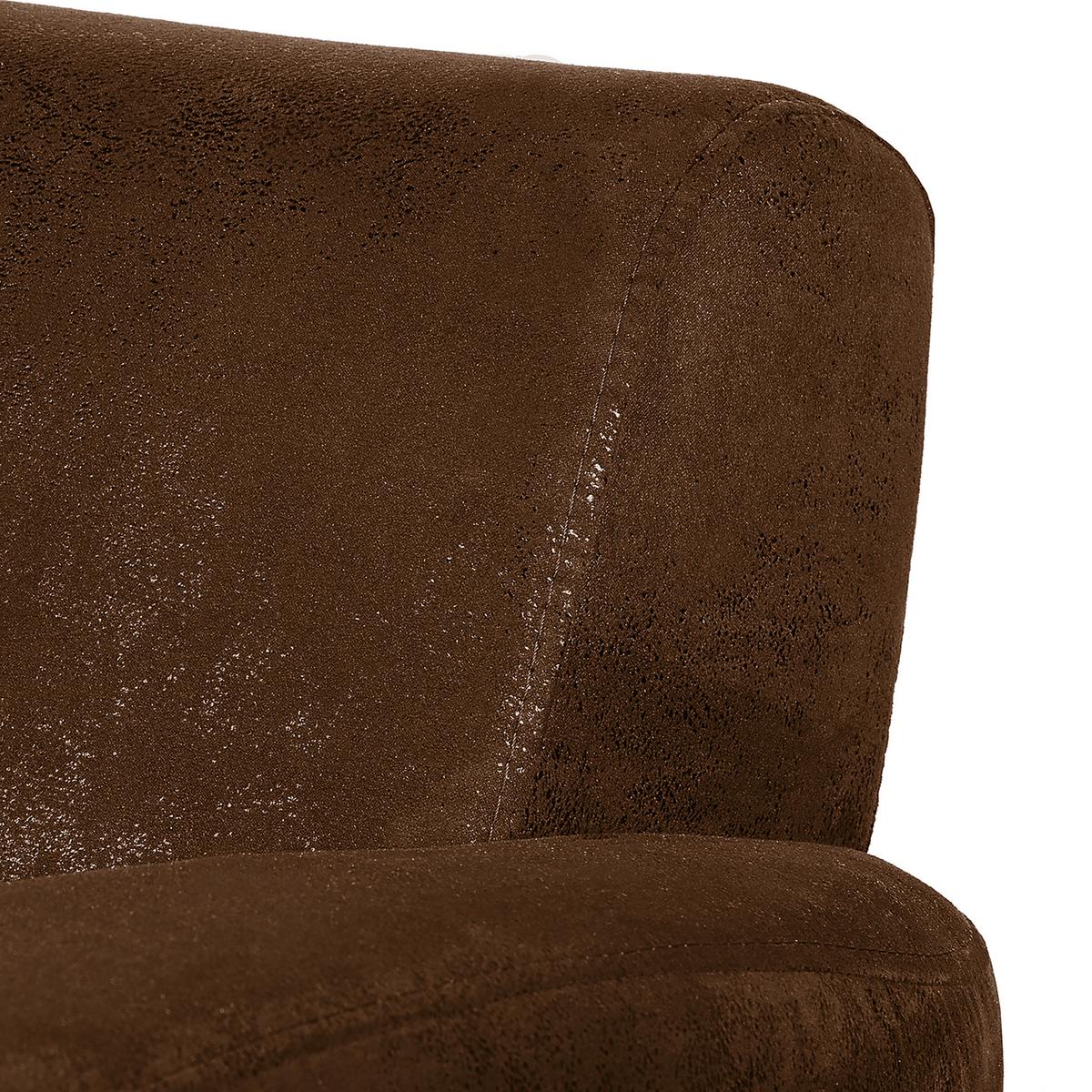 Sitzgarnitur Antis Braun B: 92 Cm - Dunkelbraun/Braun, Design, Textil (92/80/89cm) - Livetastic