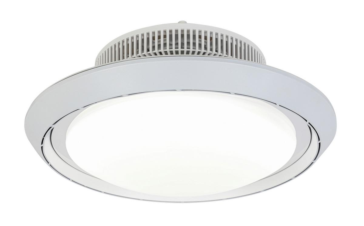 STROPNÍ VENTILÁTOR KURTO - bílá/barvy chromu, Moderní, plast (43/20cm) - Mömax