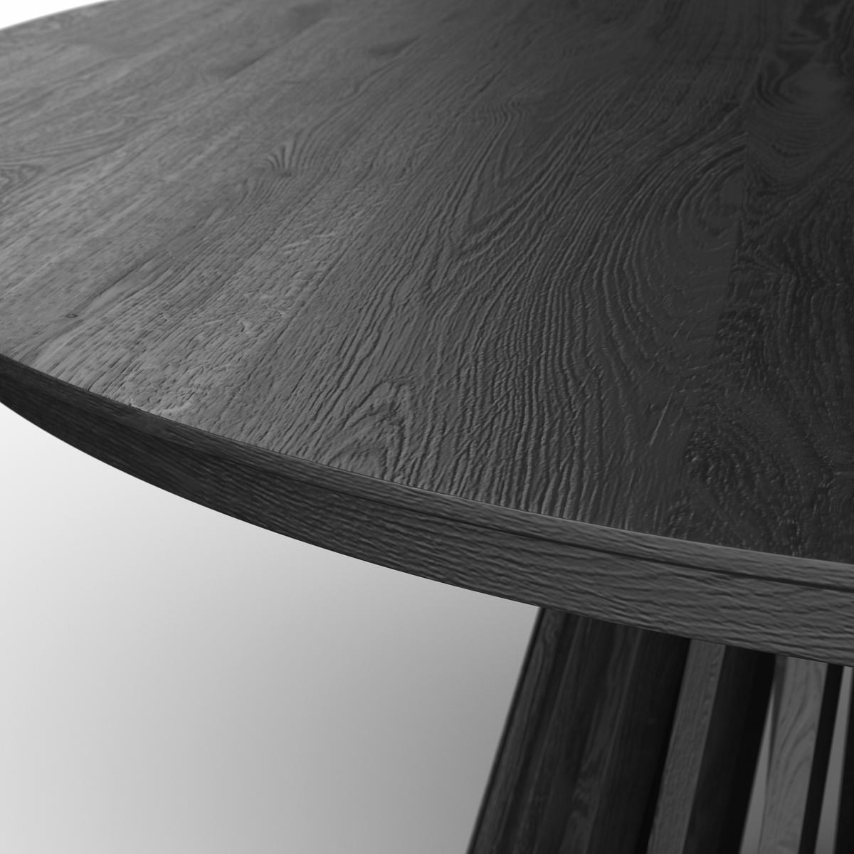 Rozťahovací stôl ENNIO 120 - čierna, Modern, drevo/kompozitné drevo (120-160/120/76cm) - Bessagi Home