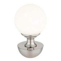 Akku-Tischleuchte 21015n - Silberfarben/Weiß, KONVENTIONELL, Kunststoff/Metall (12/21cm) - Globo