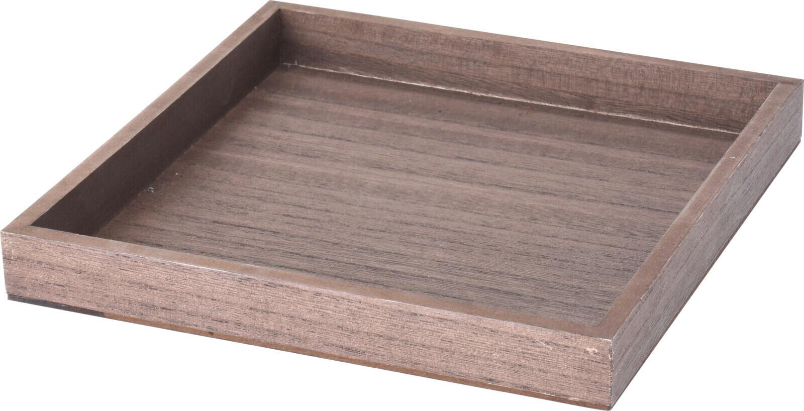 Kínálótálca Kb. 25/25cm - fa (25/25/3cm)