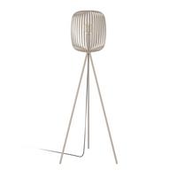Stehleuchte 56696 Farnetta - Sandfarben/Schwarz, Basics, Metall (30,5/140,5cm) - Eglo