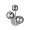Wandleuchte Dallas - Chromfarben/Grau, Trend, Glas/Metall (26/20/12cm) - MAYTONI