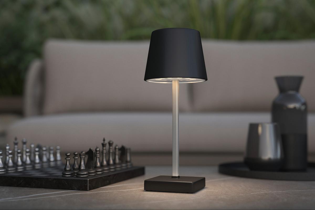 DEKORAČNÍ LED SVÍTIDLO GOPI - černá/barvy stříbra, Romantický / Rustikální, kov/plast (10,5/26cm) - Modern Living