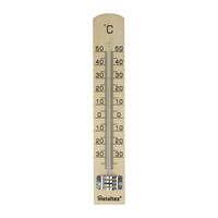 Thermometer Malou Natur B/H/T: ca. 6,8/22,7/1,7 cm - Buchefarben, Basics, Holz (6,8/22,7/1,7cm) - Metaltex