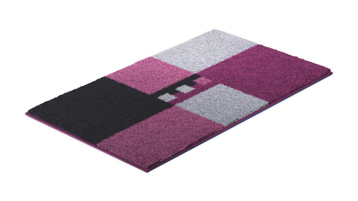 Badematte Merkur - Beere, Basics, Textil (65/115cm) - Grund