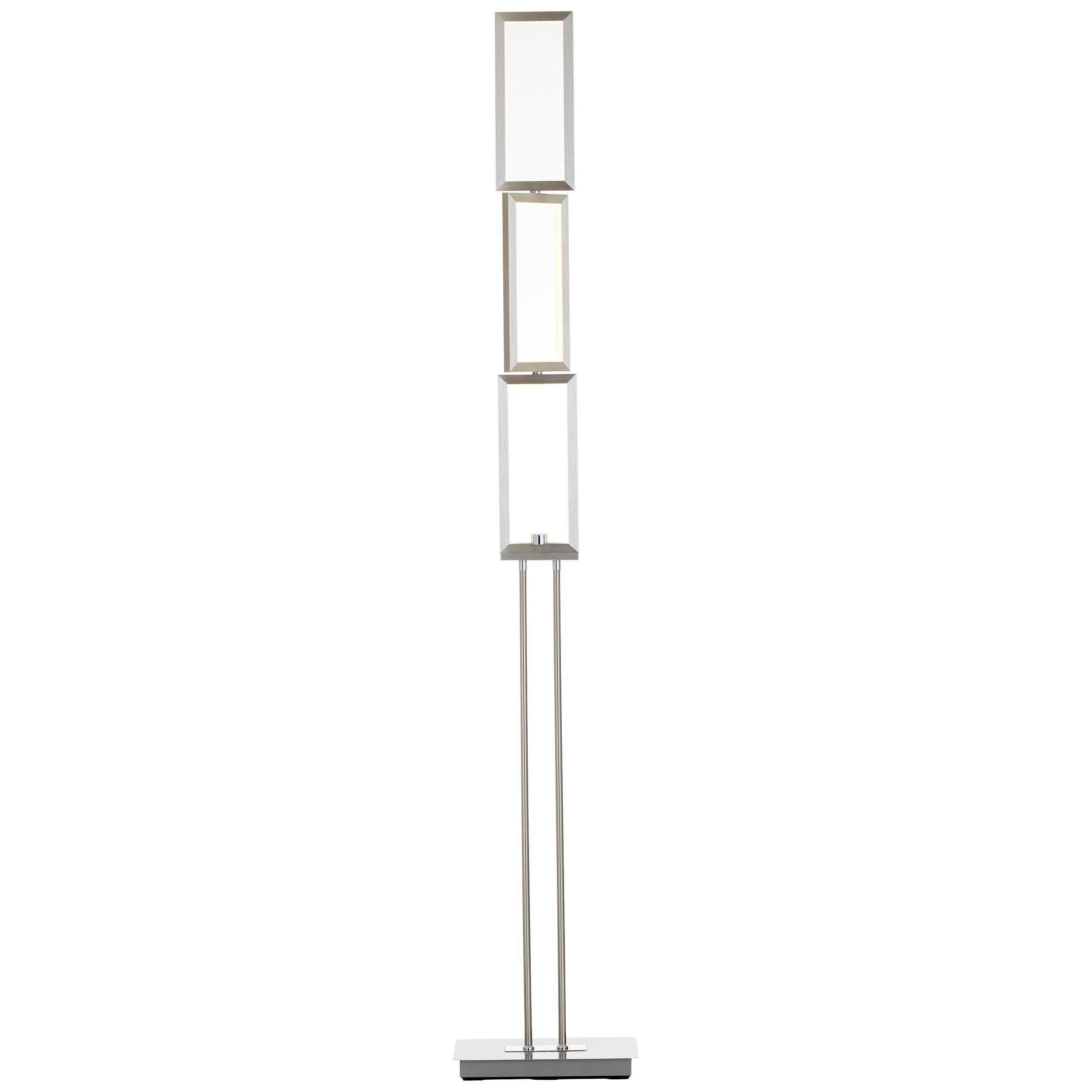 LED-Stehlampe Tunar dimmbar Alufarben