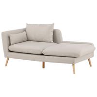 Récamiere Tacoma - Beige, Design, Holz/Textil (174/80/93cm) - Livetastic