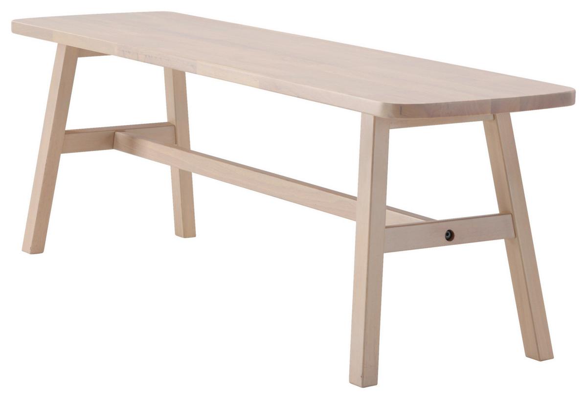 Sitzbank Hälsö - Weiß, Design, Holz (140/45/35cm) - Livetastic