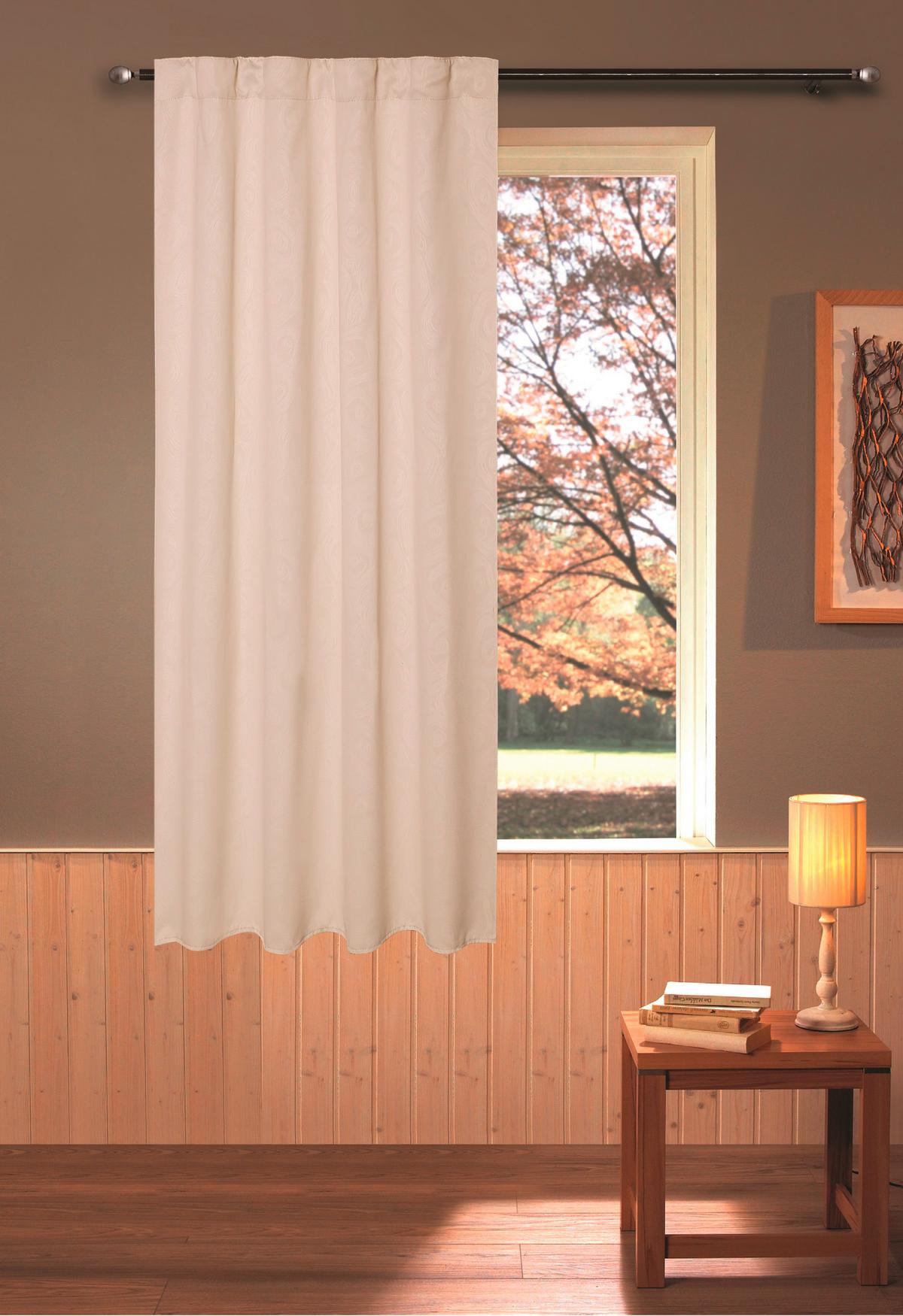 Verdunkelungsvorhang Romana - Beige, ROMANTIK / LANDHAUS, Textil (135/175cm) - James Wood