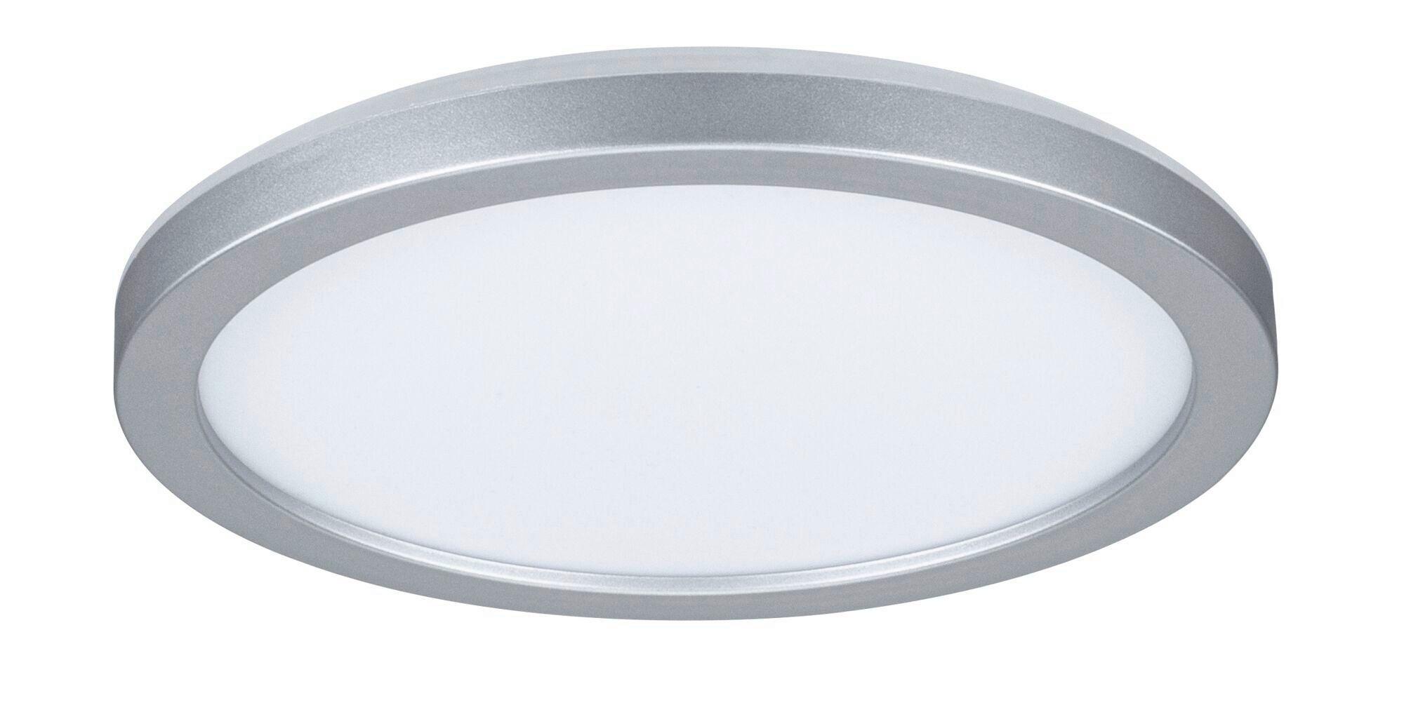 Led-paneel Ø 19 Cm Rund - Chromfarben, Basics, Kunststoff (19/2,8cm) - Paulmann