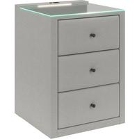 Nachtkästchen Carmen Creme H: 68 Cm - Creme, KONVENTIONELL (52/68/48,5cm) - James Wood