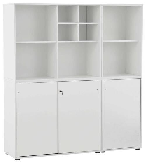 Aktenschrank Holzwerkstoff Weiß B: 165,2 cm