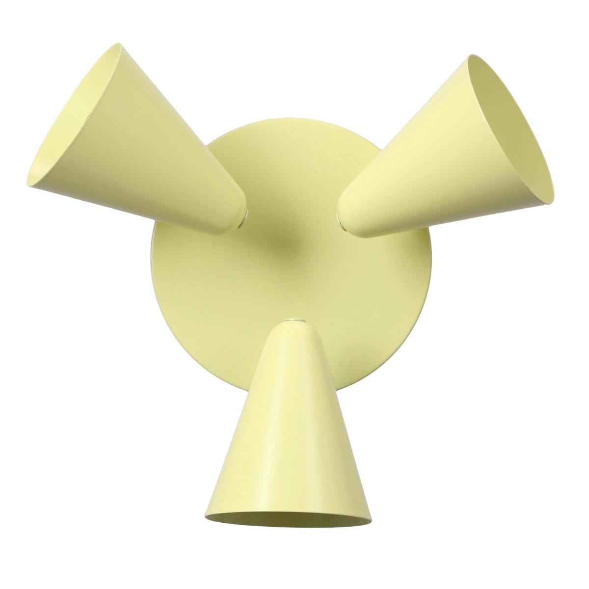 Deckenstrahler 98-68828 Amor - Hellgelb, Trend, Metall (34/34/16cm)