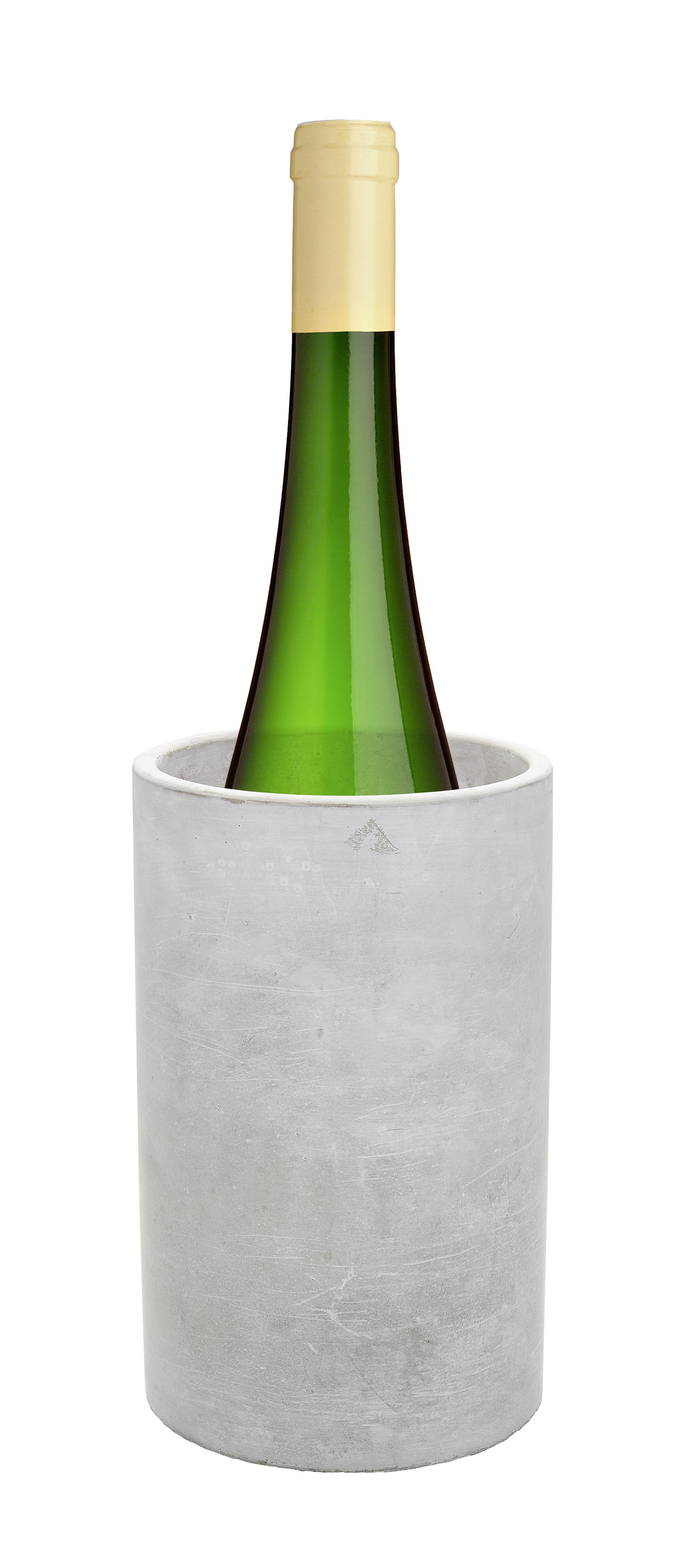 Chladič Na Víno Oil Green - šedá, Moderní, kámen (13,5/21,5cm) - Premium Living