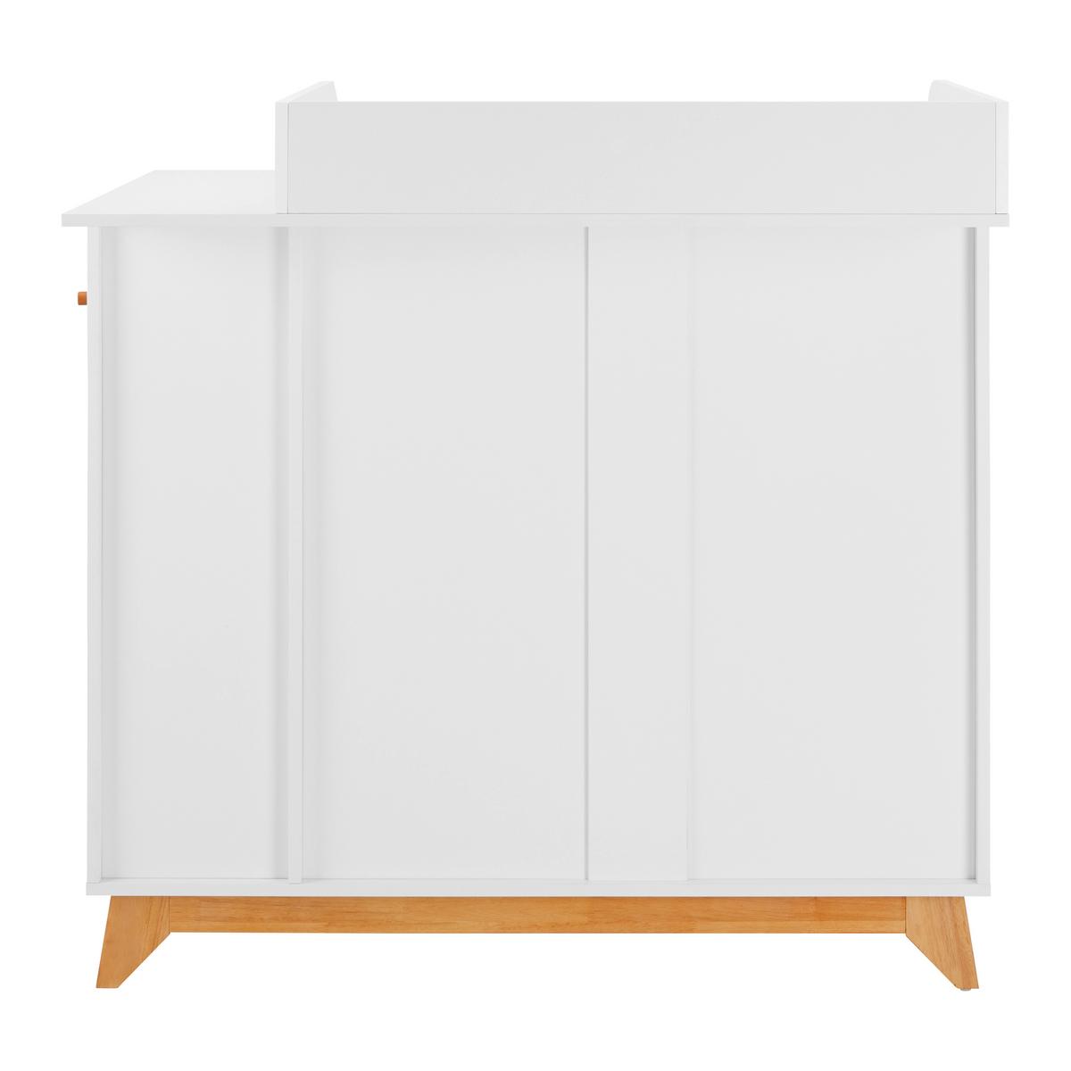 Přebalovací komoda MILAN - bílá, Moderní, dřevo (109,4/109,5/76cm) - Modern Living