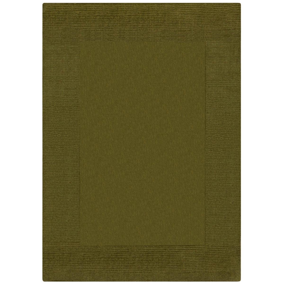 Handwebteppich 503119374995 - Olivgrün, Basics, Textil (120/170cm)