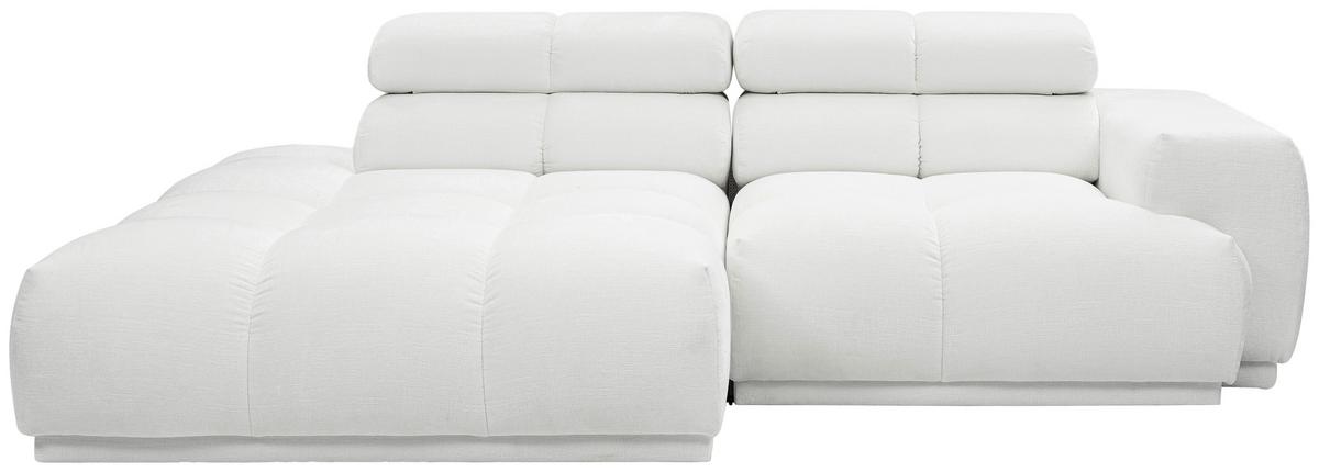 Ecksofa Chani Creme, Schenkel: 150x239 Cm - Creme, MODERN, Textil (150/239cm) - MID.YOU